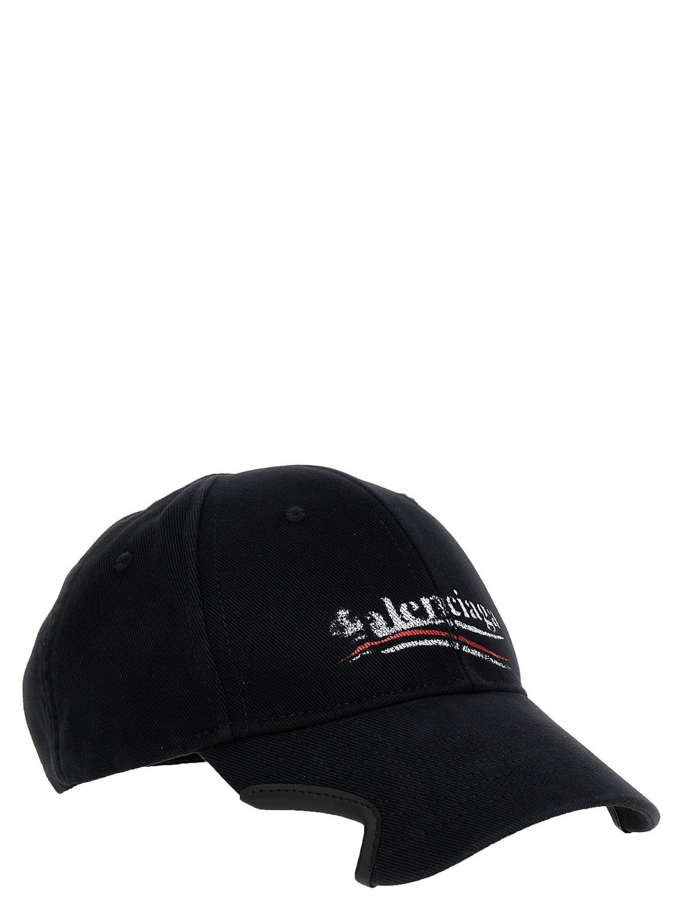 Political Stencil Hats White/Black - 2