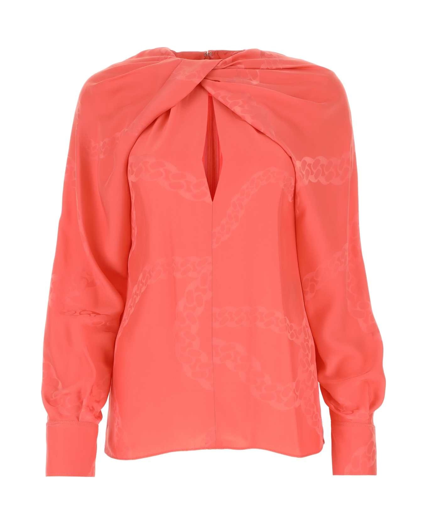 Tシャツ・カットソー STELLA McCARTNEY Salmon Satin Blouse Stella McCartney Salmon Satin Blouse | italist | REVERSIBLE
