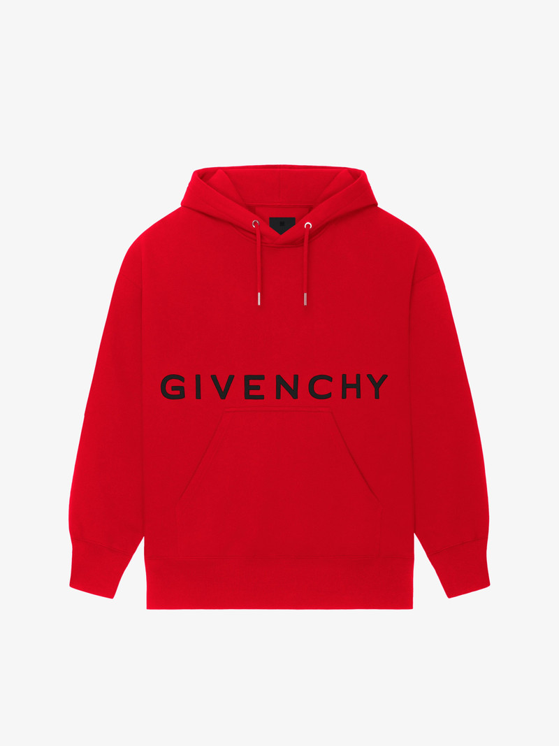 GIVENCHY 4G SLIM FIT HOODIE IN FLEECE 1
