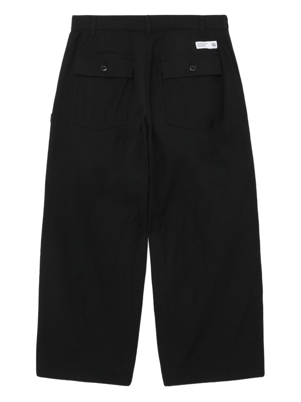 pleated side-pocket trousers - 4