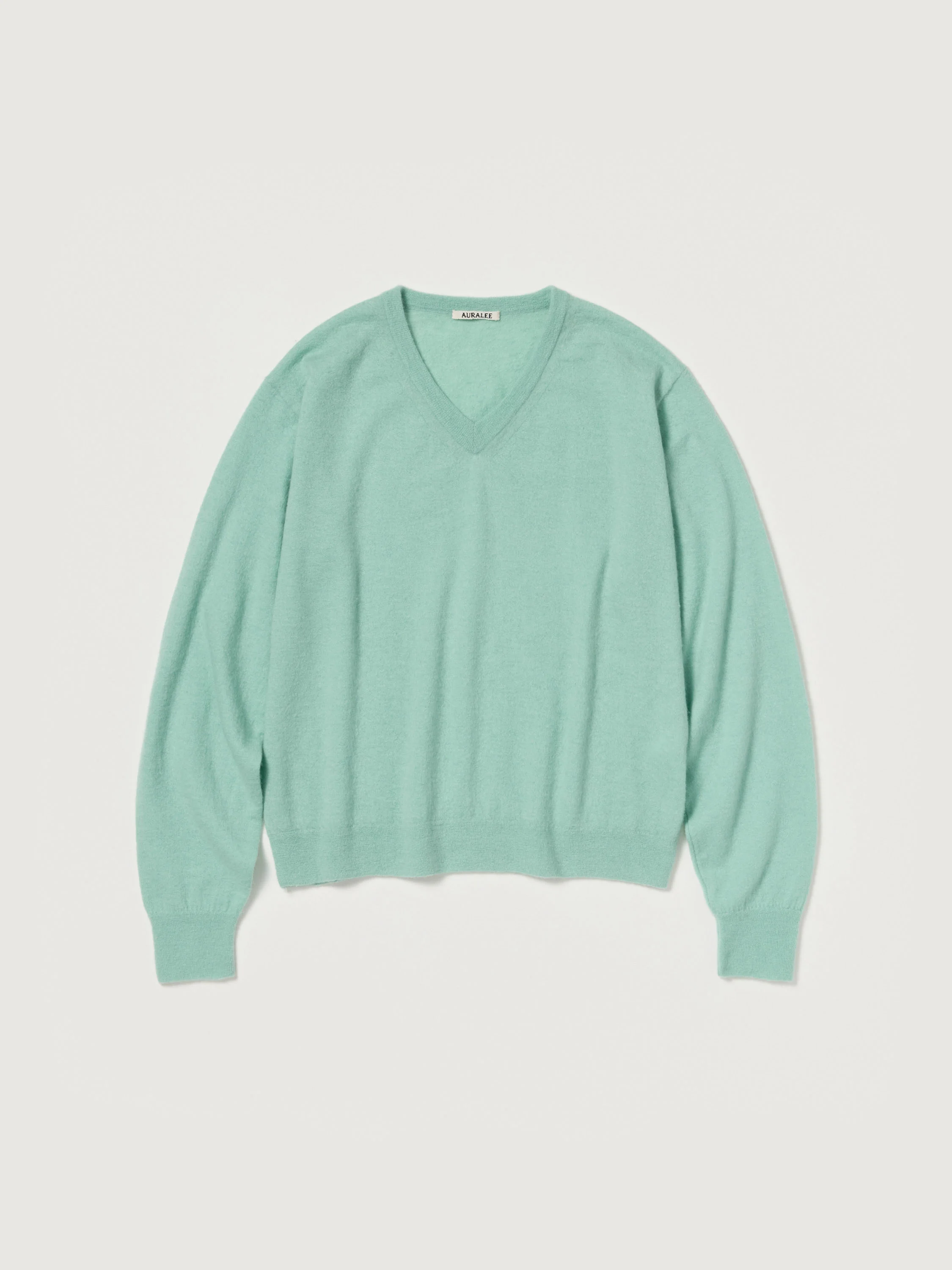 HIGH GAUGE SOFT CASHMERE KNIT V-NECK P/O - 1