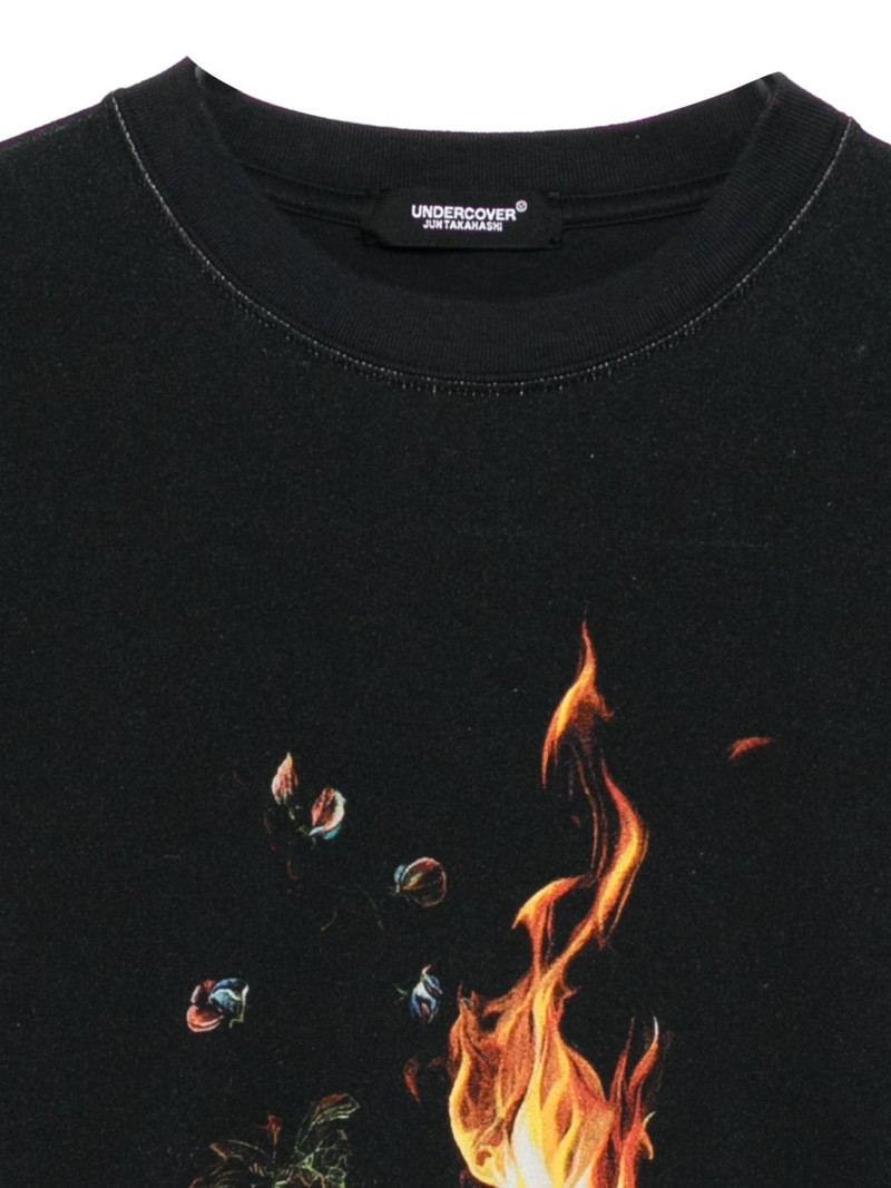 floral-print crew neck T-shirt 3