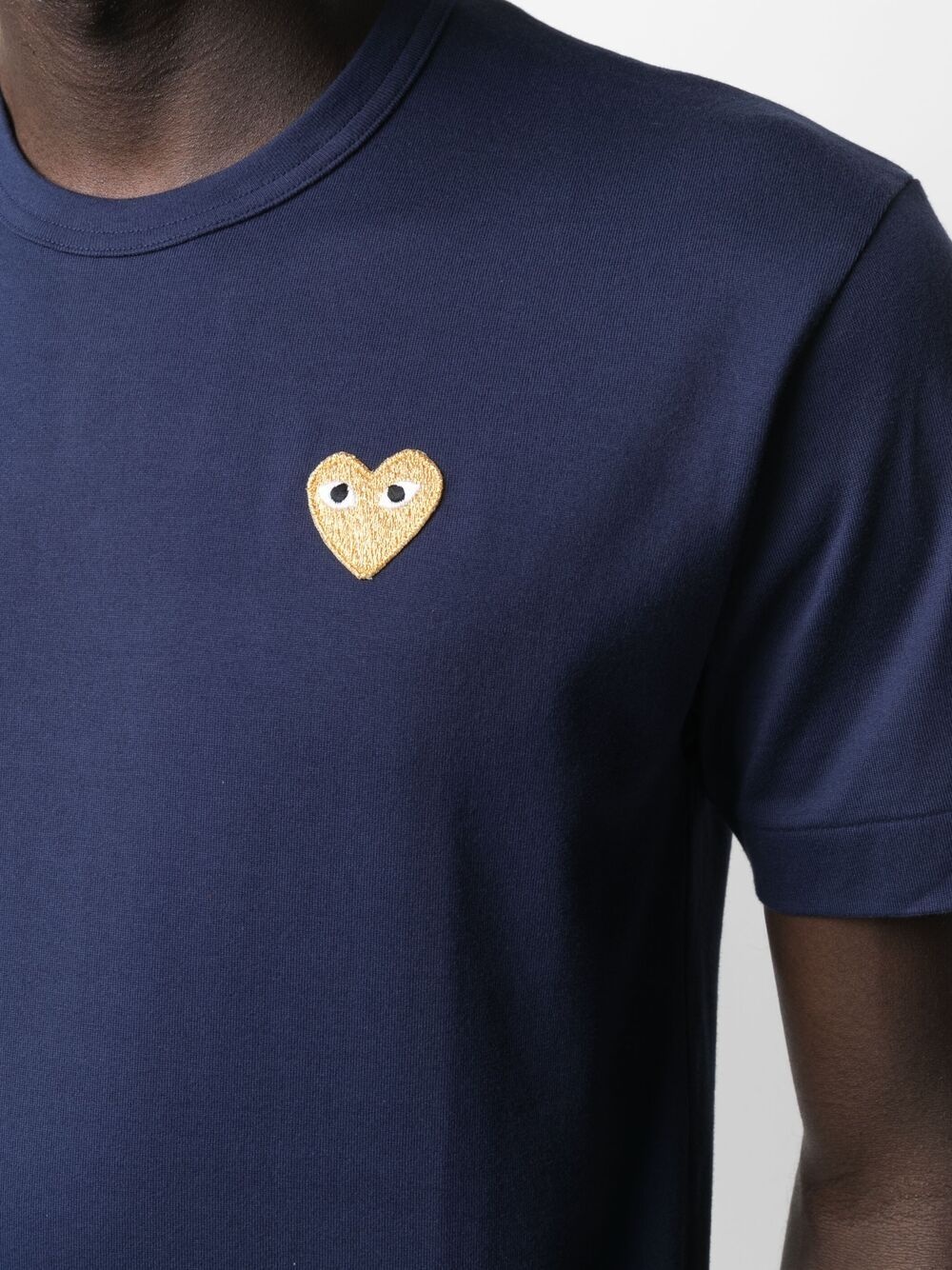 embroidered heart T-shirt - 5