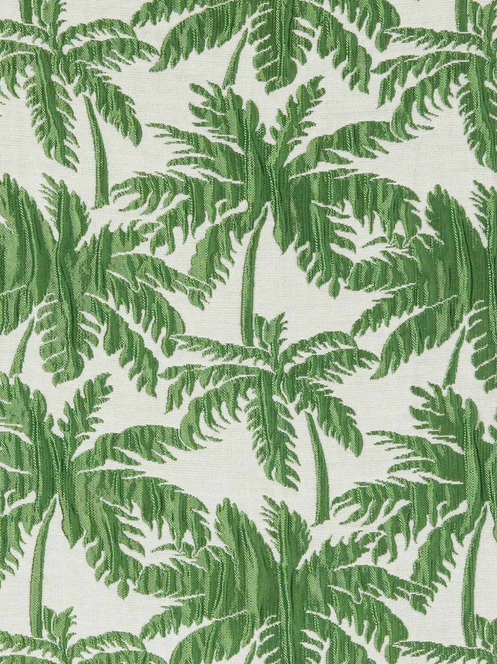Aria palm-print cropped top - 4