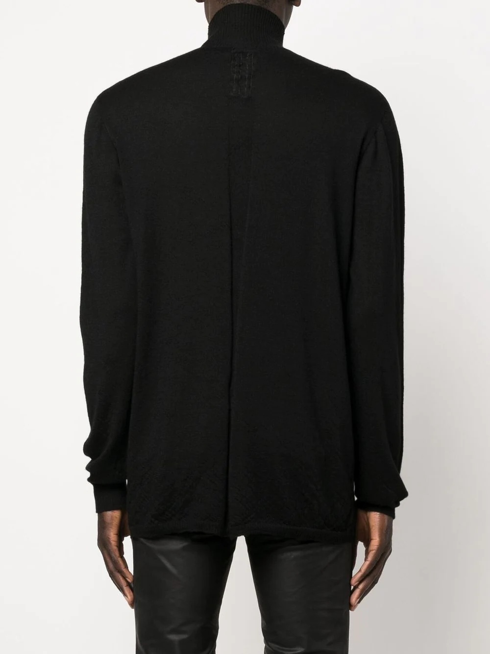 oversized-cut turtleneck jumper - 4