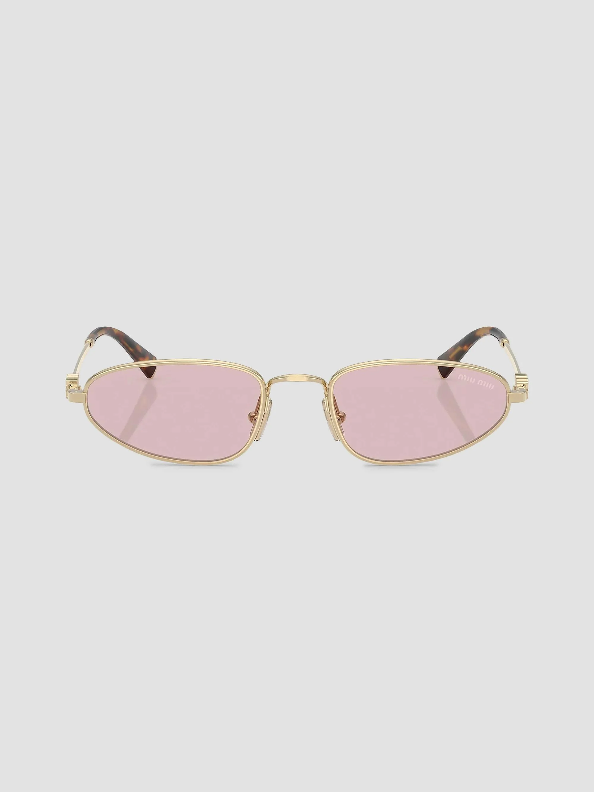 Women's 52MM Oval Sunglasses - Pale Gold Pink - 1
