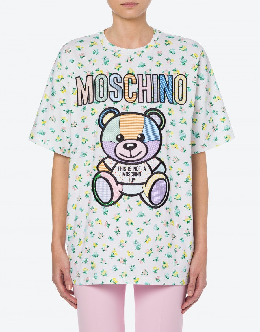 TEDDY PATCHWORK FLOWERED T-SHIRT - 2