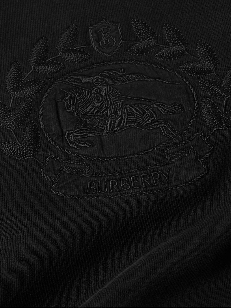 Logo-Embroidered Cotton-Jersey Sweatshirt 4