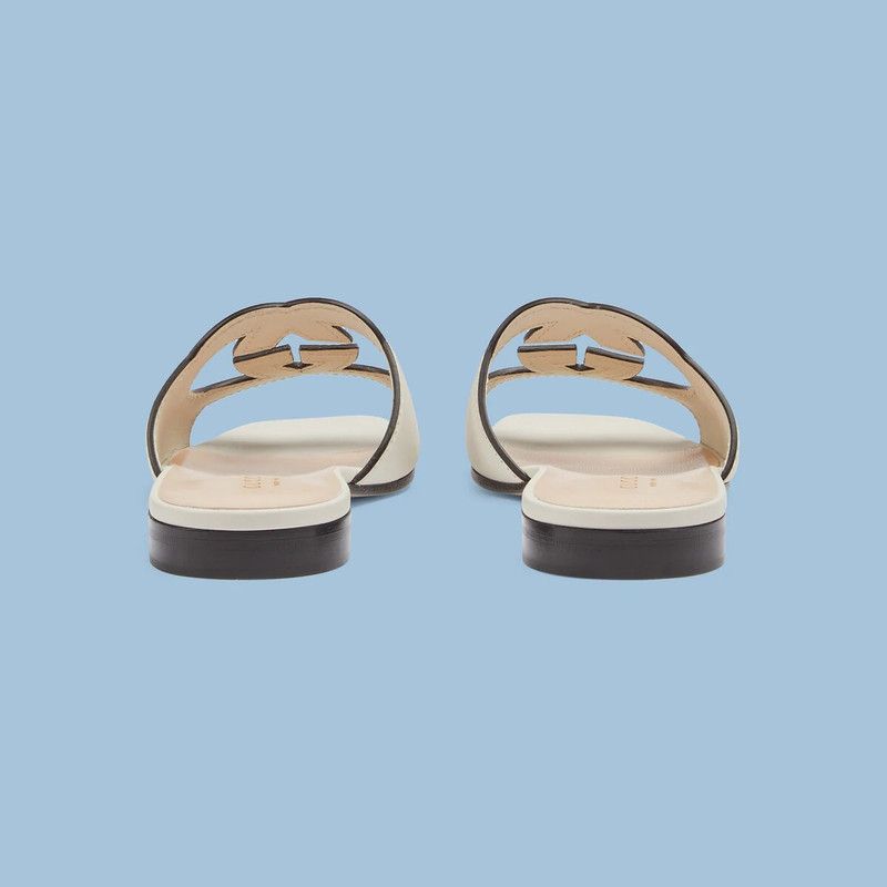 GUCCI Women's Interlocking G cut-out slide sandal outlook
