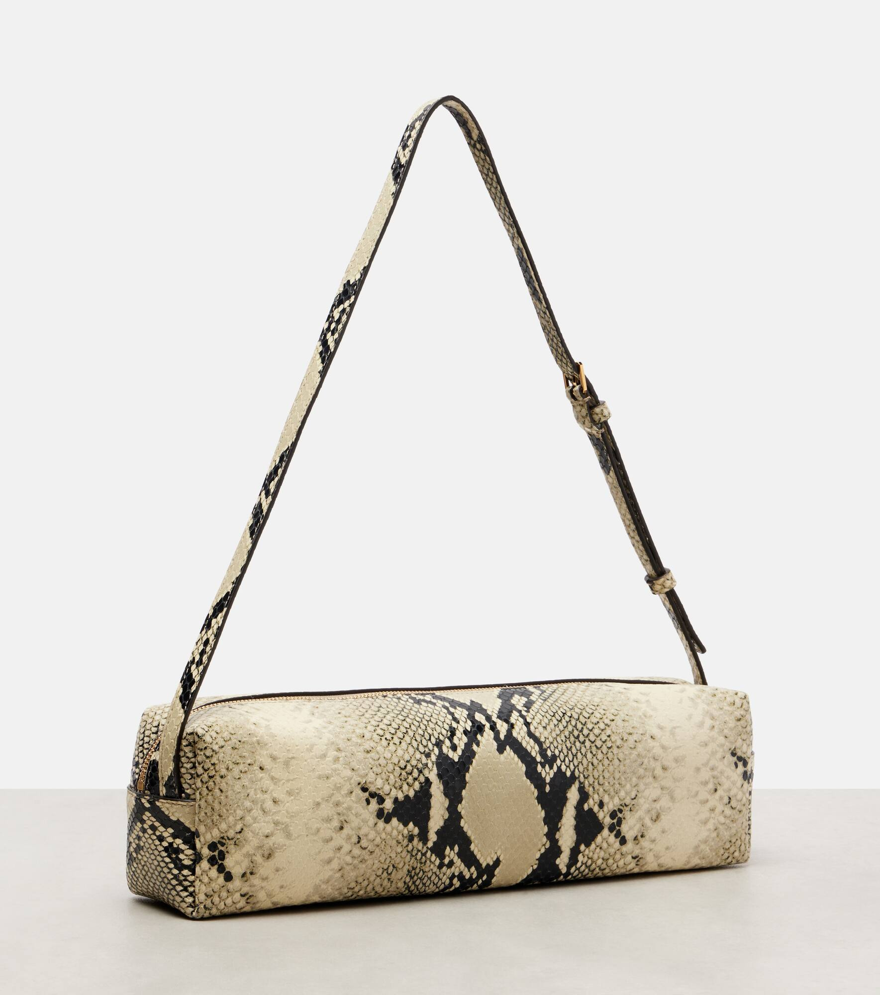 Kye Micro snake-effect leather shoulder bag - 4
