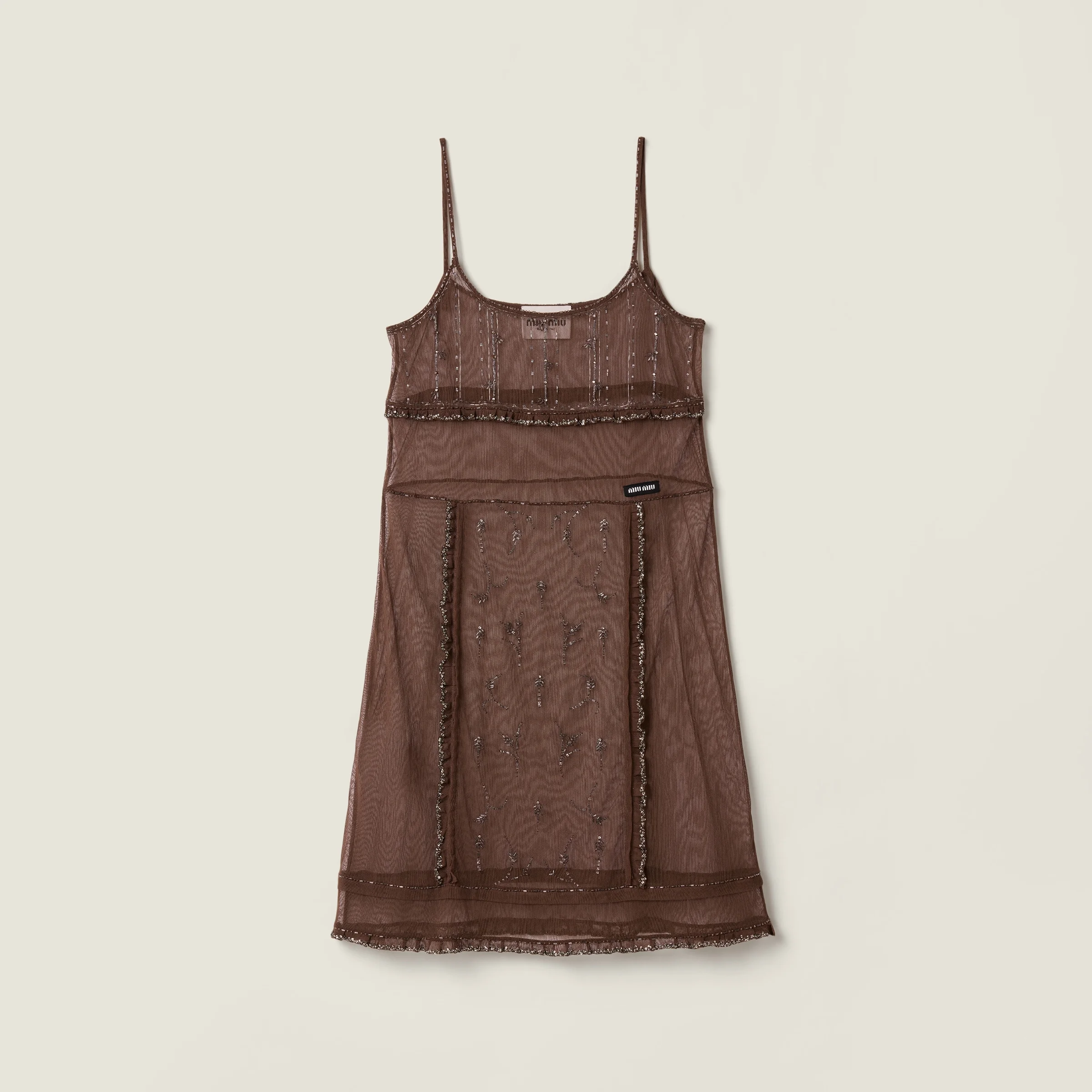 Embellished tulle dress - 1