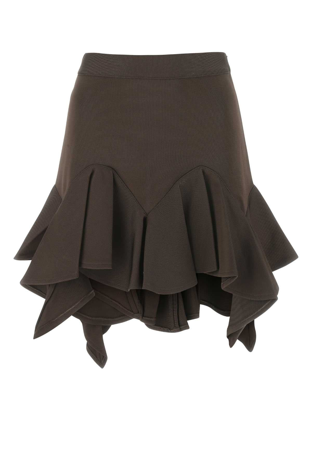 Givenchy Women Brown Viscose Skirt - 1