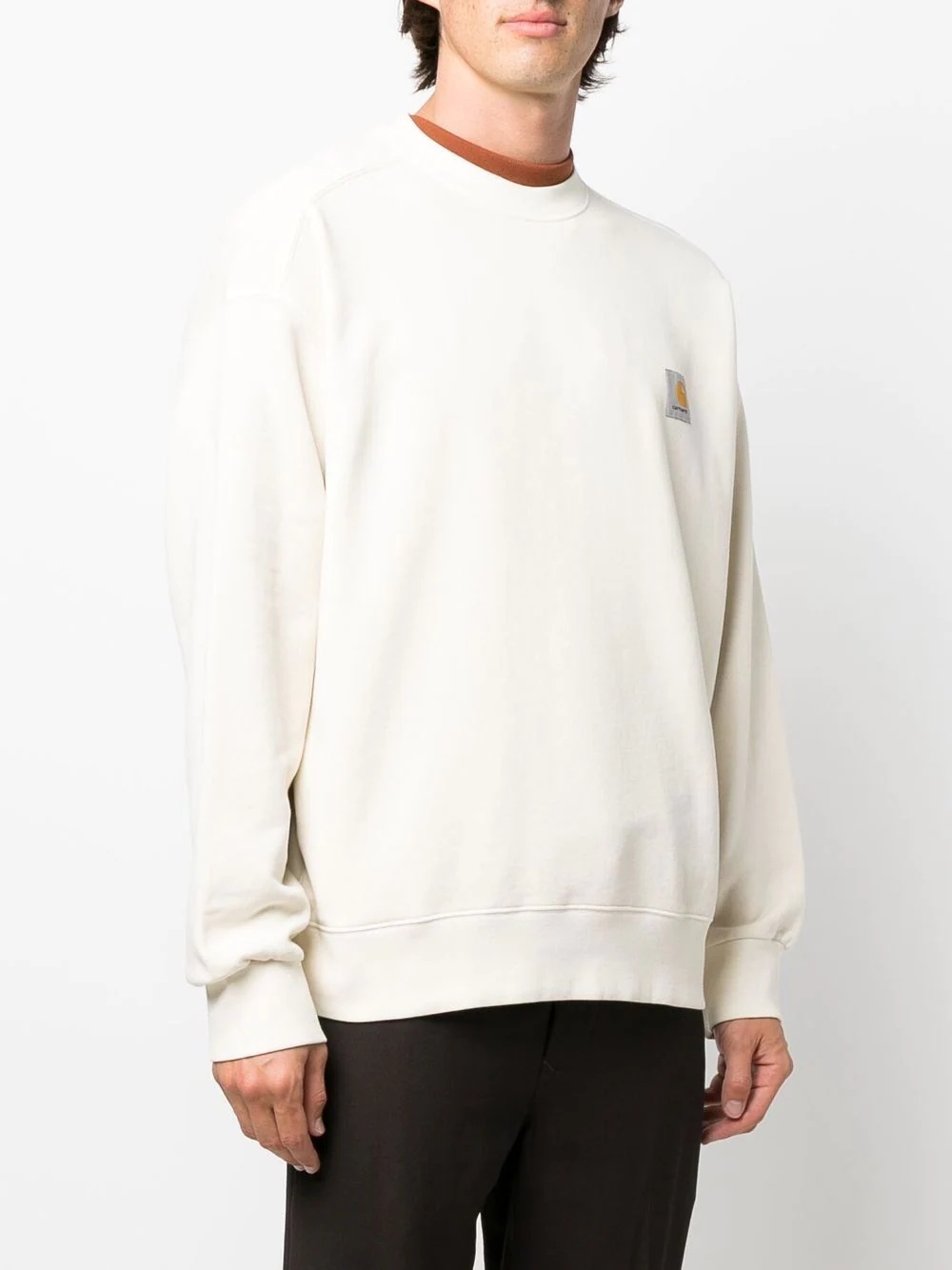 logo patch sweatshirt - 3