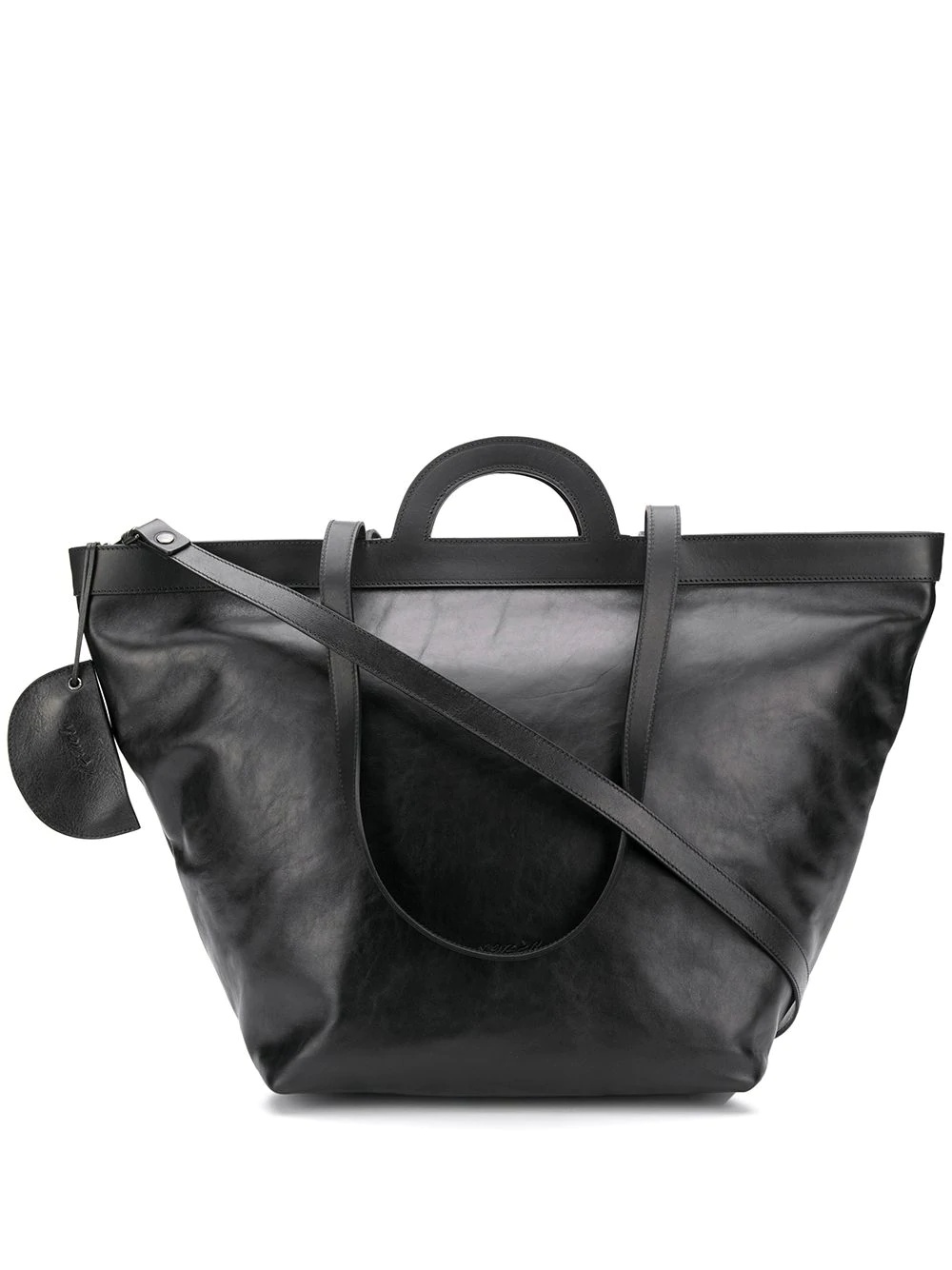 top handle tote bag - 1