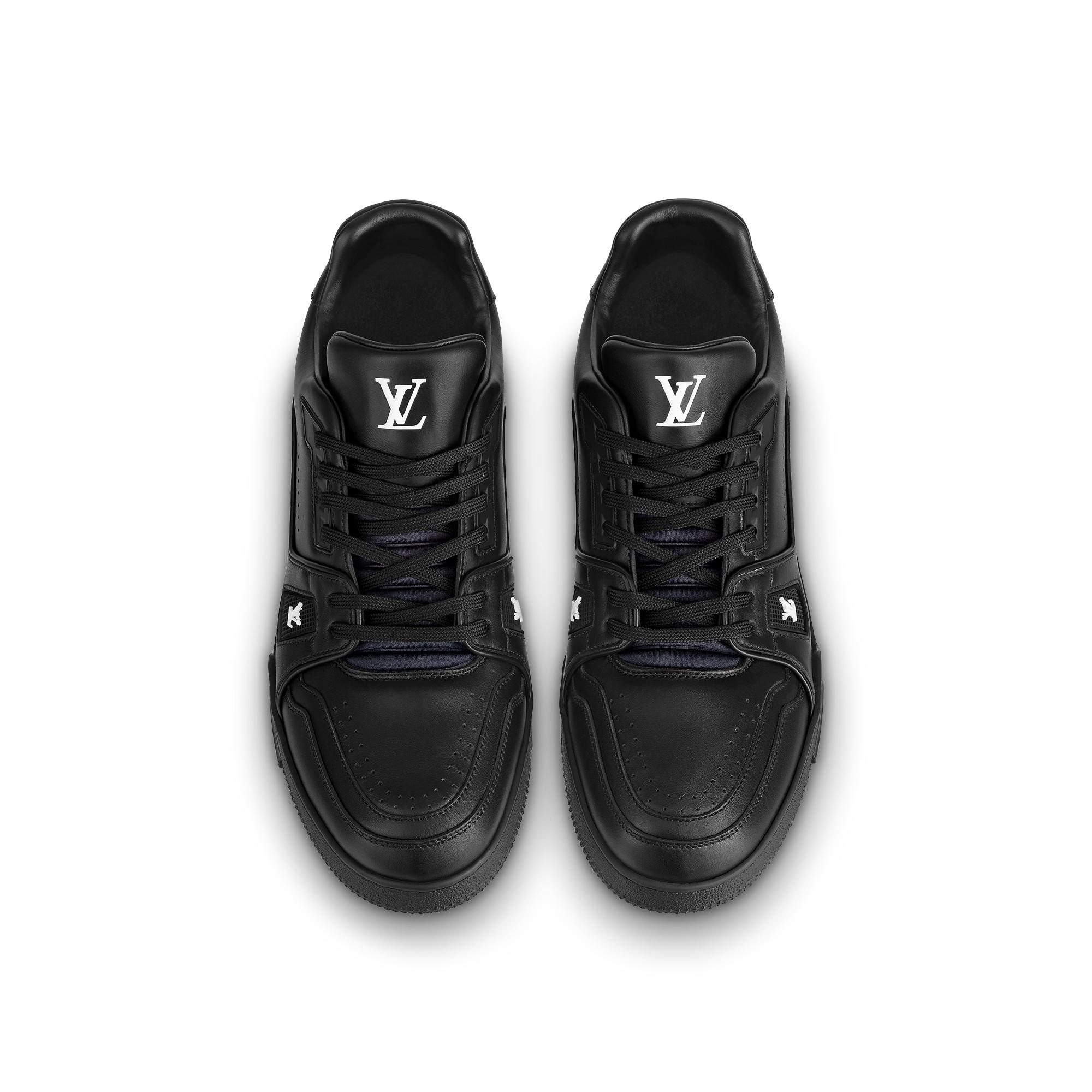 LV Trainer Sneaker With Wool - 3