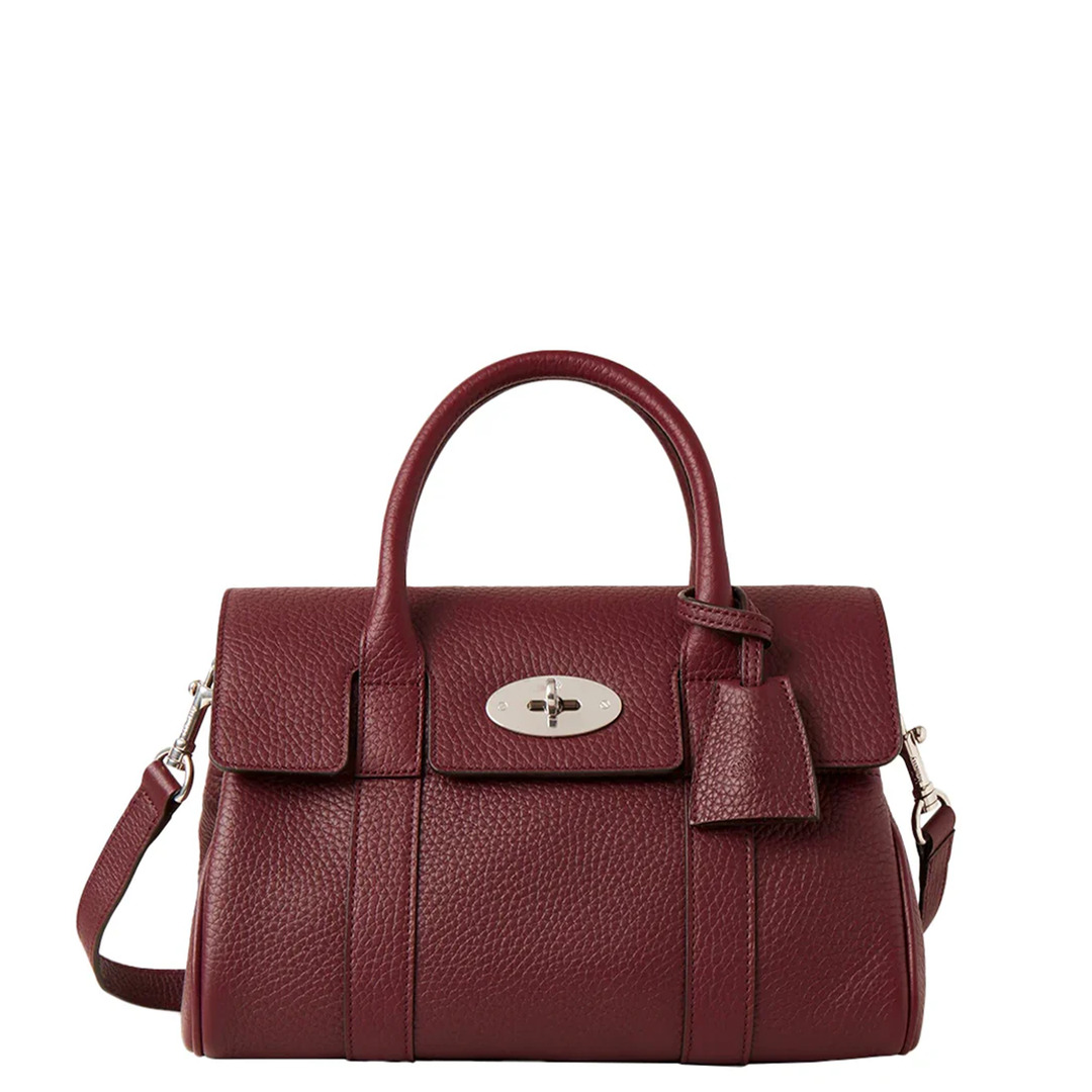 Bayswater Satchel Black Cherry Heavy Grain - 1