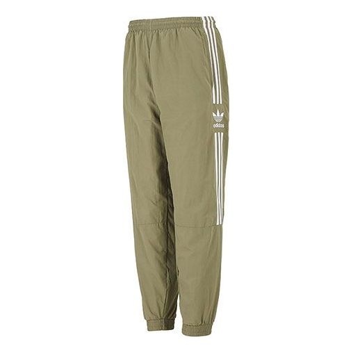 Men's adidas originals Lock Up Tp Stripe Logo Woven Bundle Feet Sports Pants/Trousers/Joggers Autumn - 1