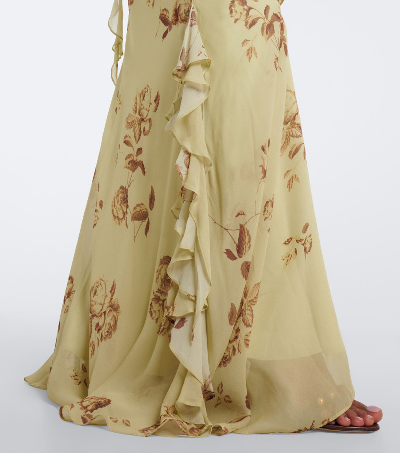Mayara floral georgette maxi dress 4