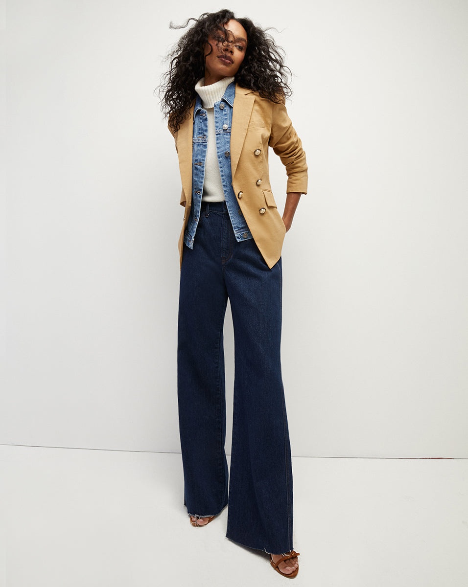 CLIFTON STRETCH-LINEN DICKEY JACKET - 6