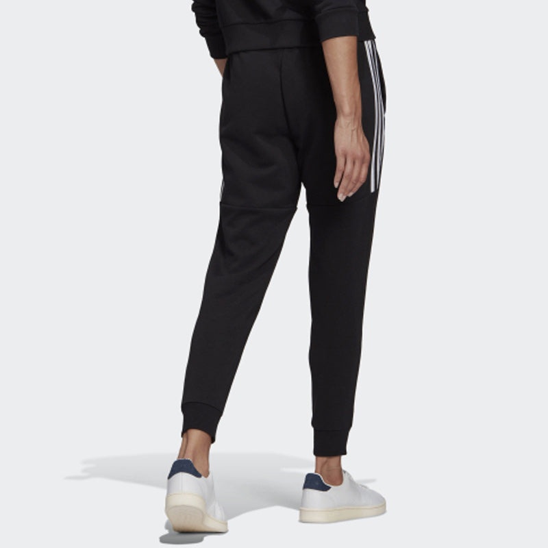 (WMNS) adidas Essentials Cut 3-Stripes Pants Asia Sizing 'Black' GL1372 - 3