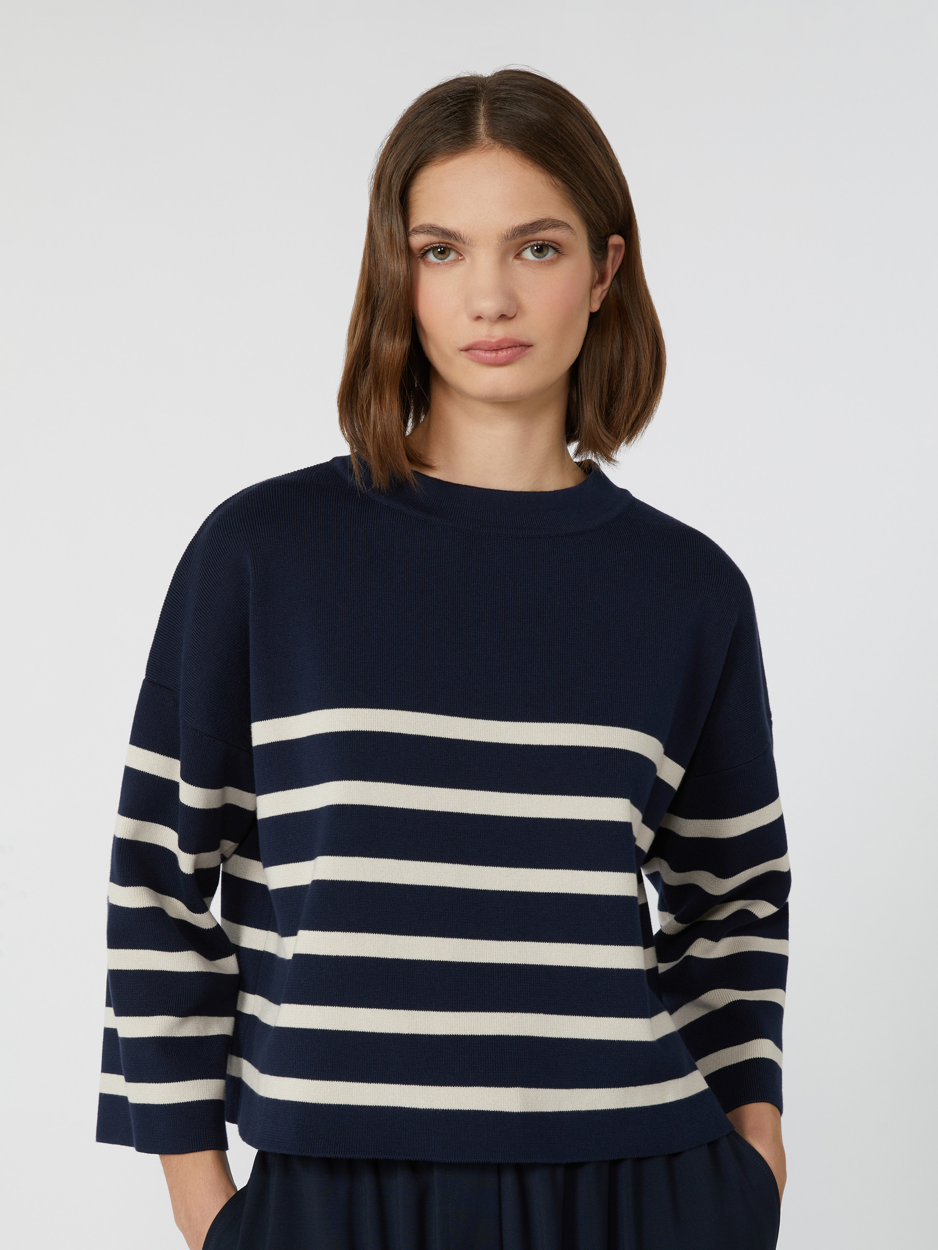 PINIDE Regular-fit cotton yarn sweater - 5