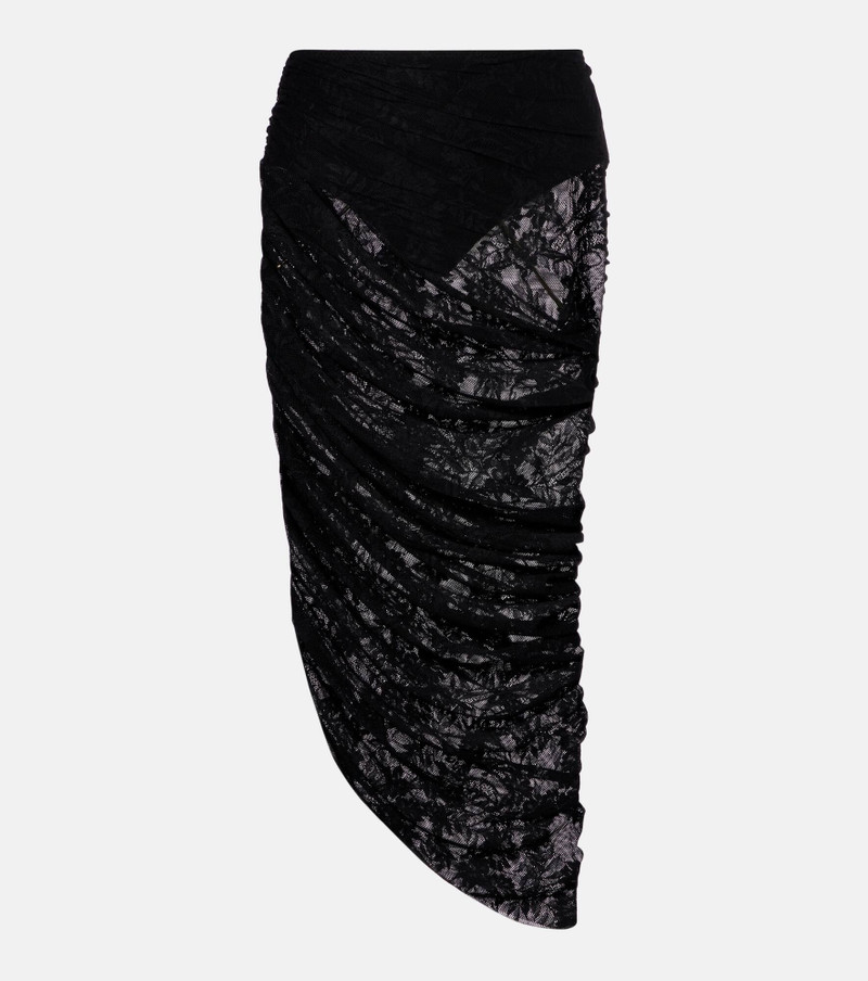 Diana asymmetric lace midi skirt 1