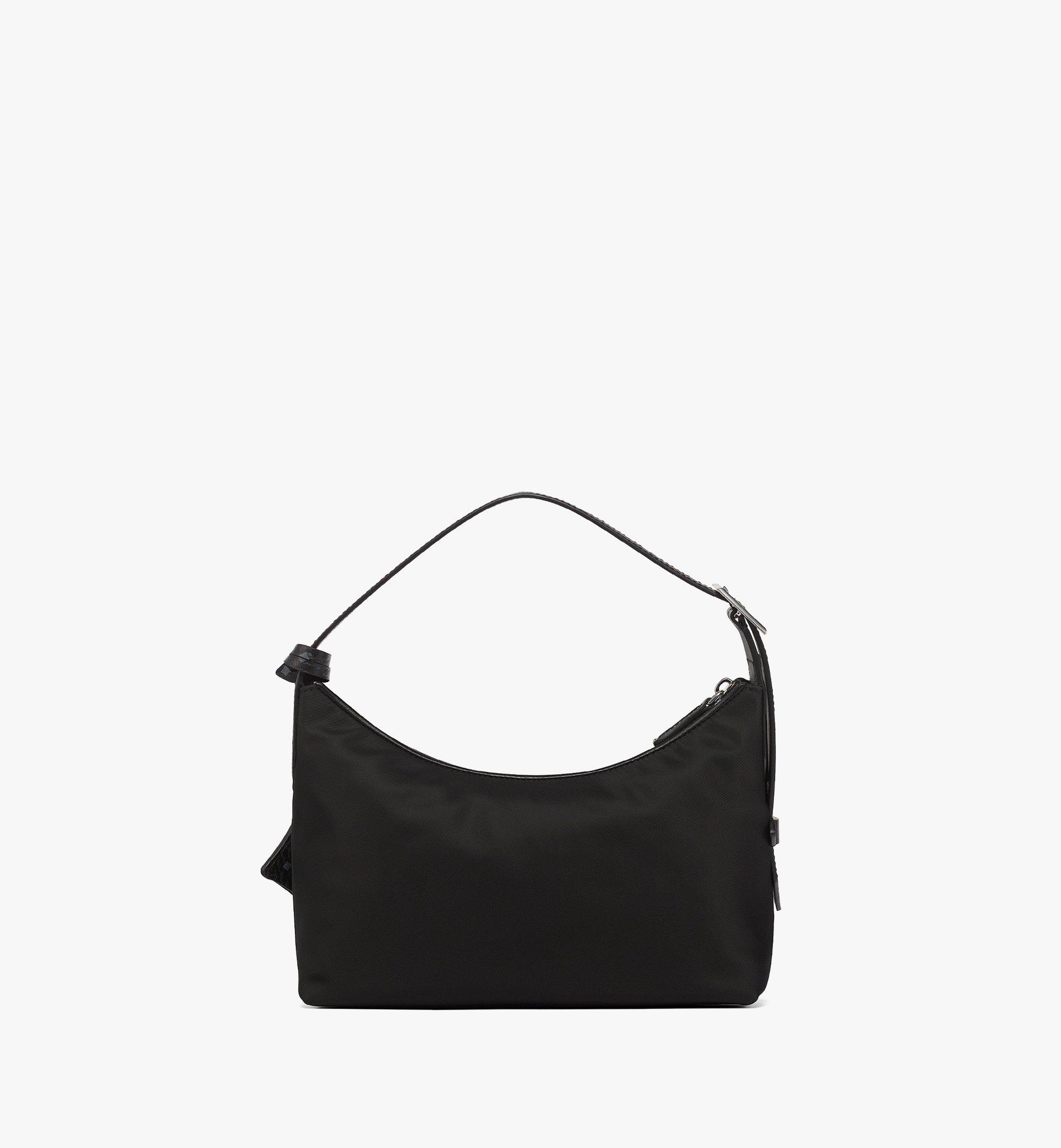 Aren Hobo in Recycled Nylon and Monogram Print Leather - 4