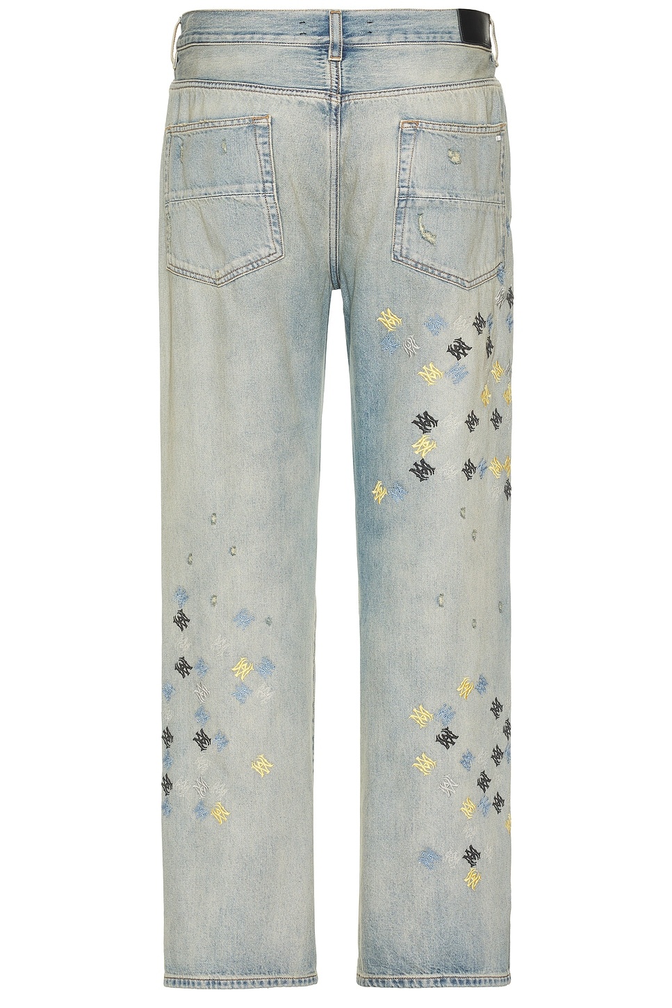 MA Quad Embroidered Flared Jean - 2