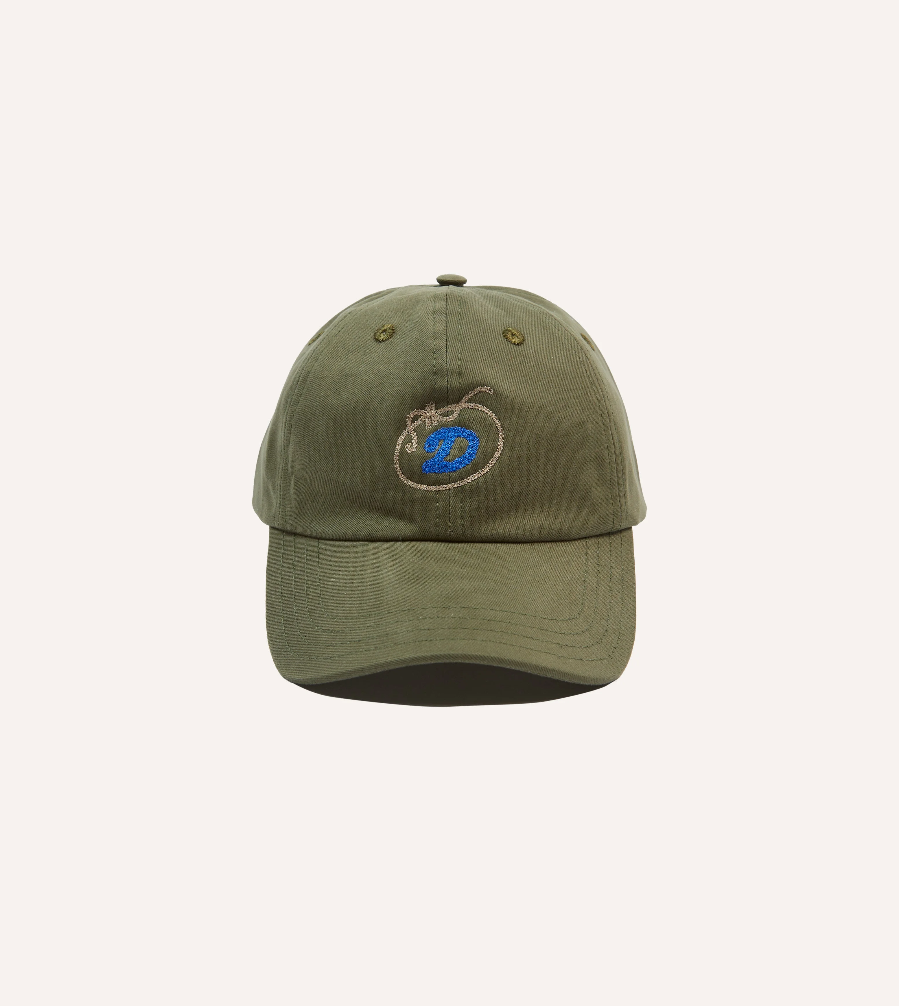 ‘D’ Lasso Emblem Cotton Twill Baseball Cap - 1