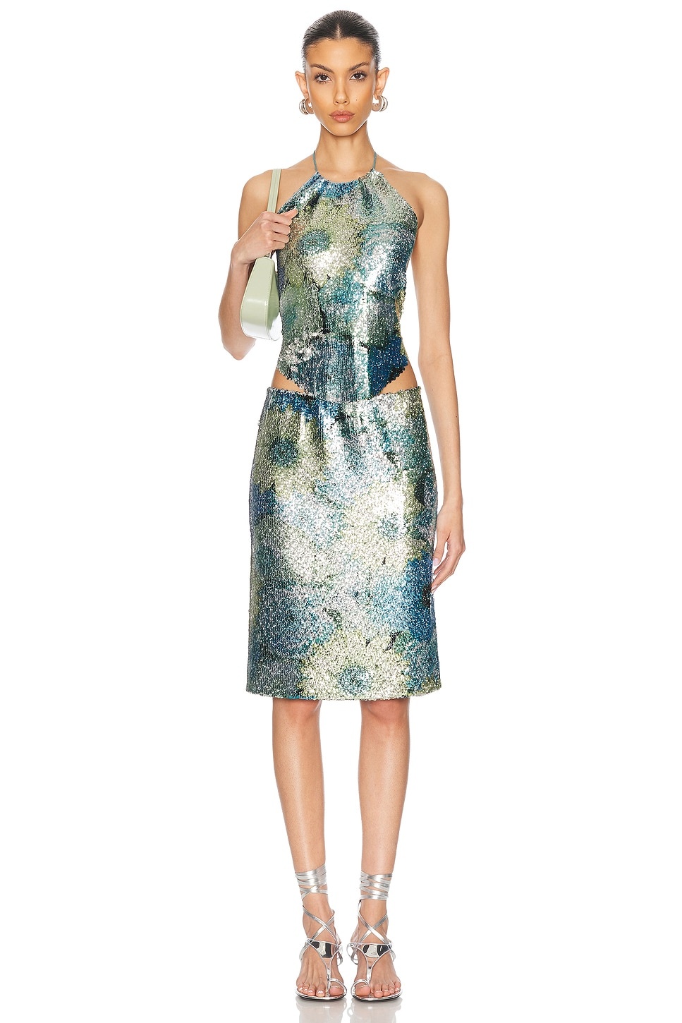 Sequin Midi Skirt - 5