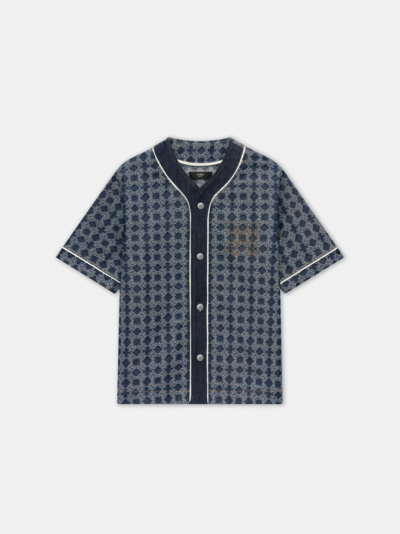 MA QUAD DENIM BASEBALL SHIRT - 1