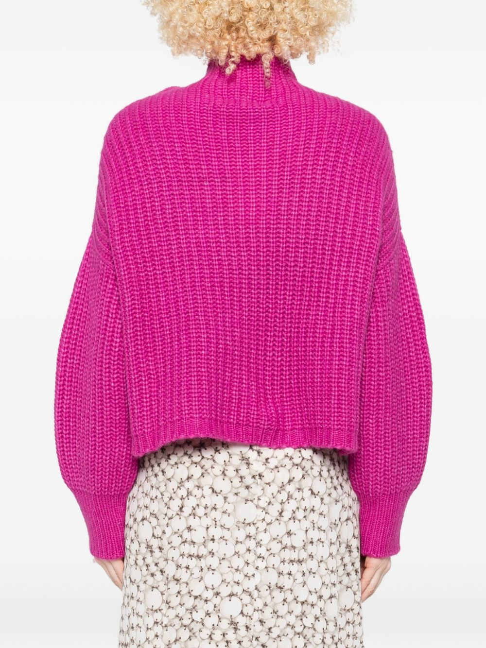 Veron high-neck ribbed sweater - 4