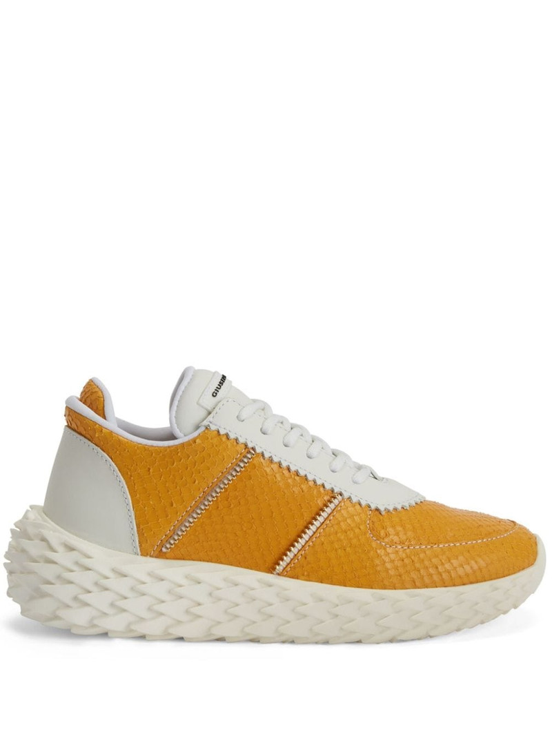 Urchin snakeskin-effect sneakers 1