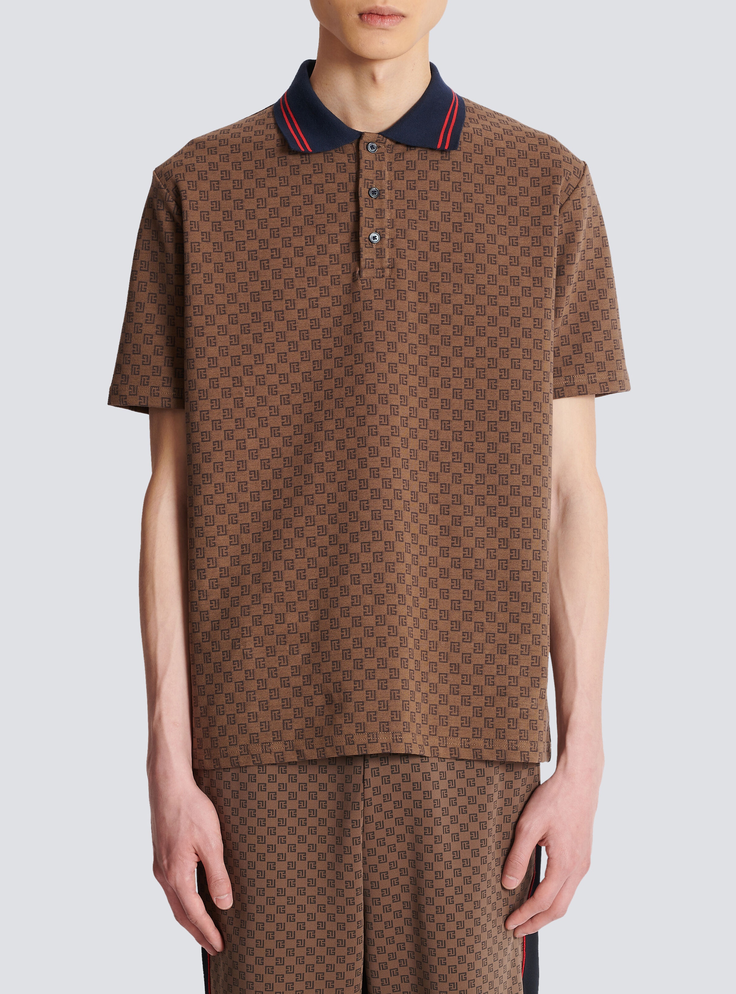 Mini monogram jacquard polo - 5