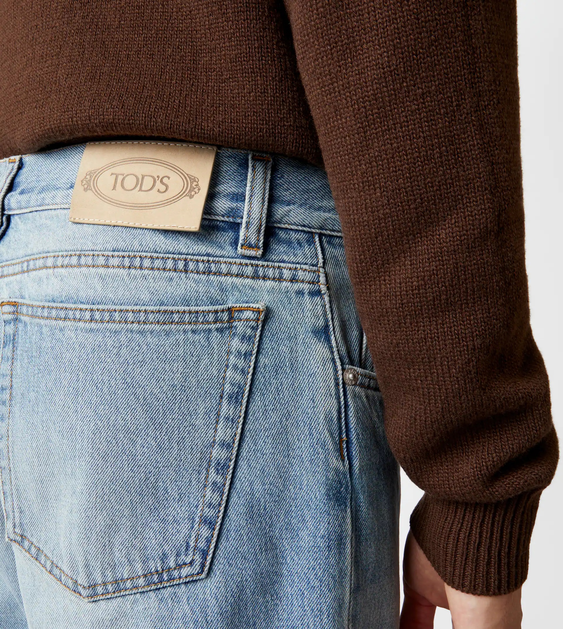 TOD'S 5 POCKET JEANS - LIGHT BLUE - 5