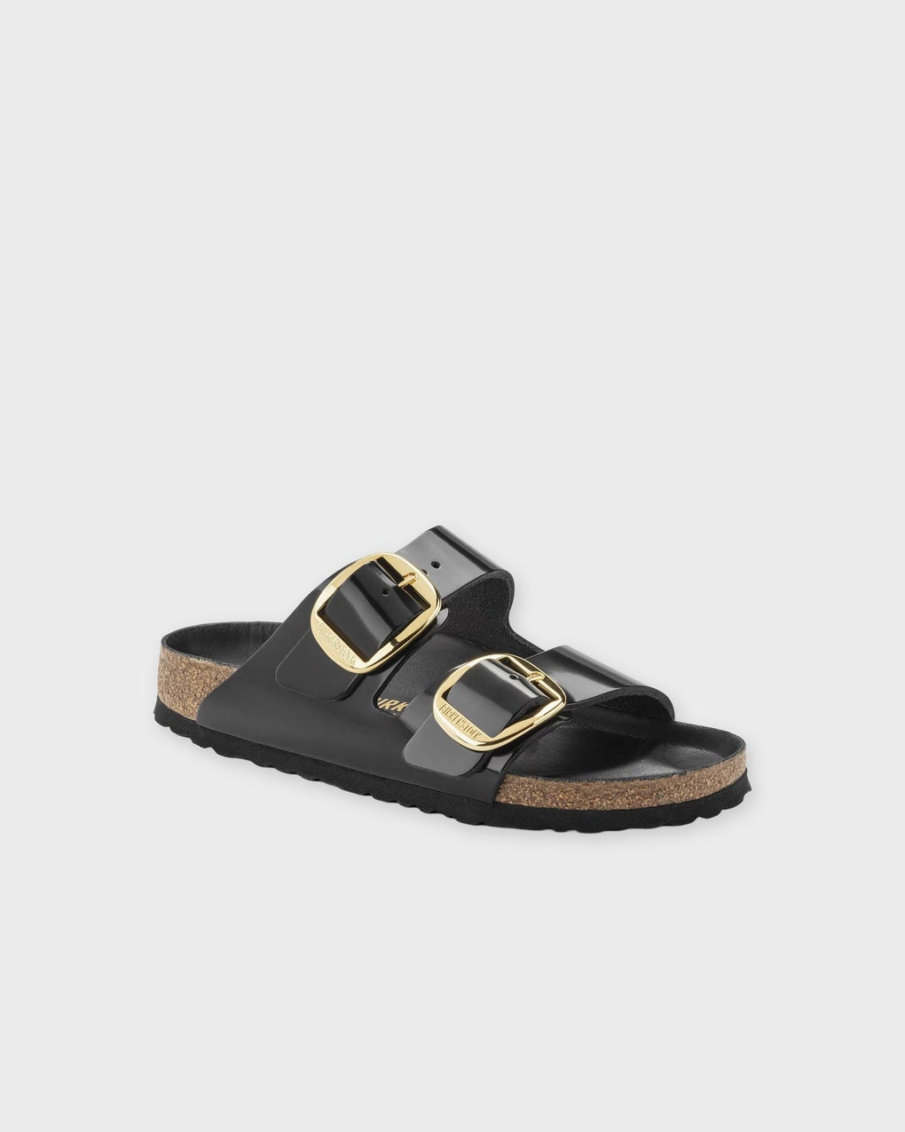 Sandals Arizona Big Buckle High Shine Black/Laquer - 6