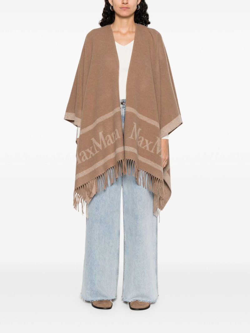 Max Mara wool poncho outlook