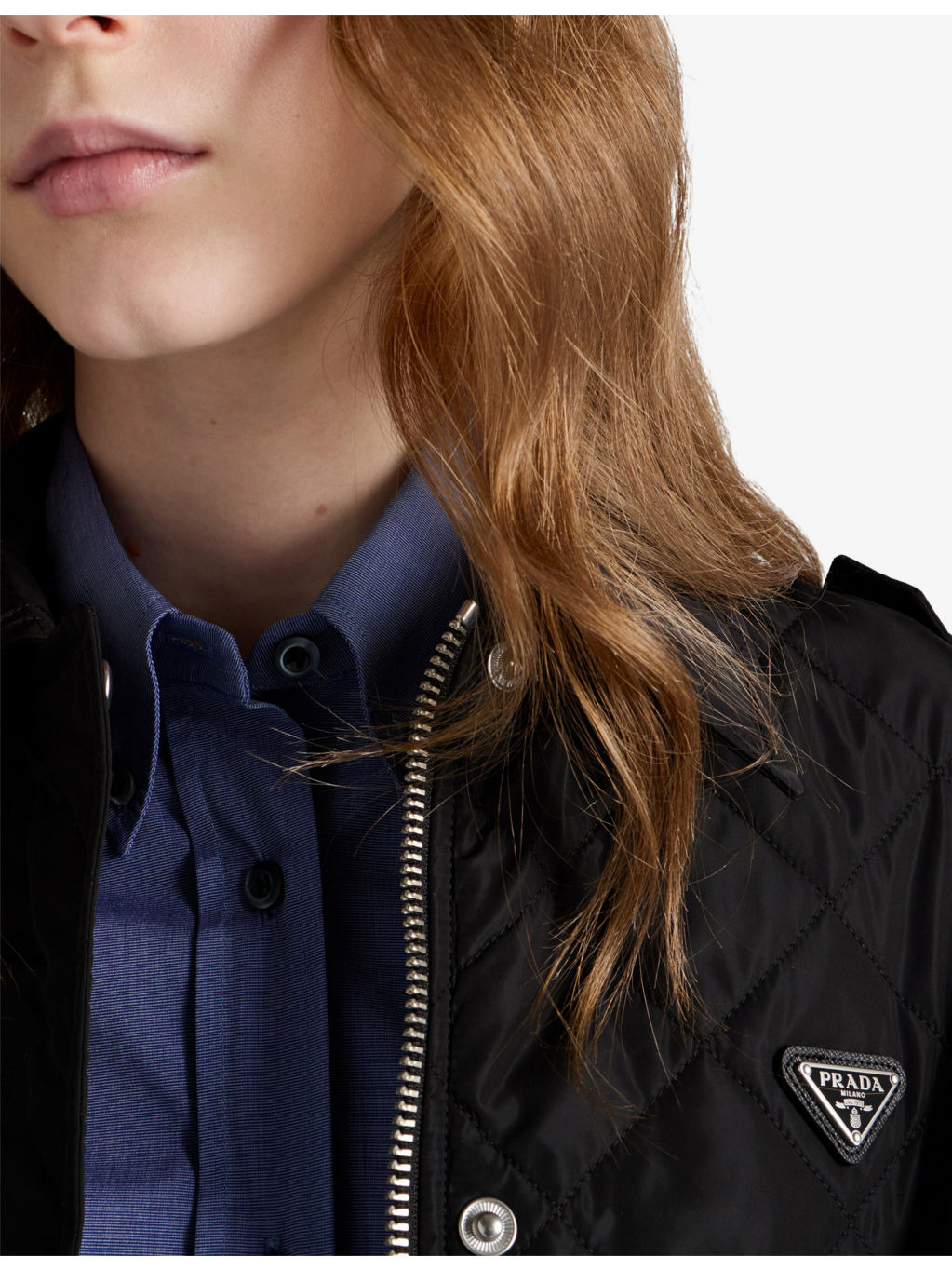 Re Nylon Logo-Embellished Quilted Woven Blouson Jacket - 6