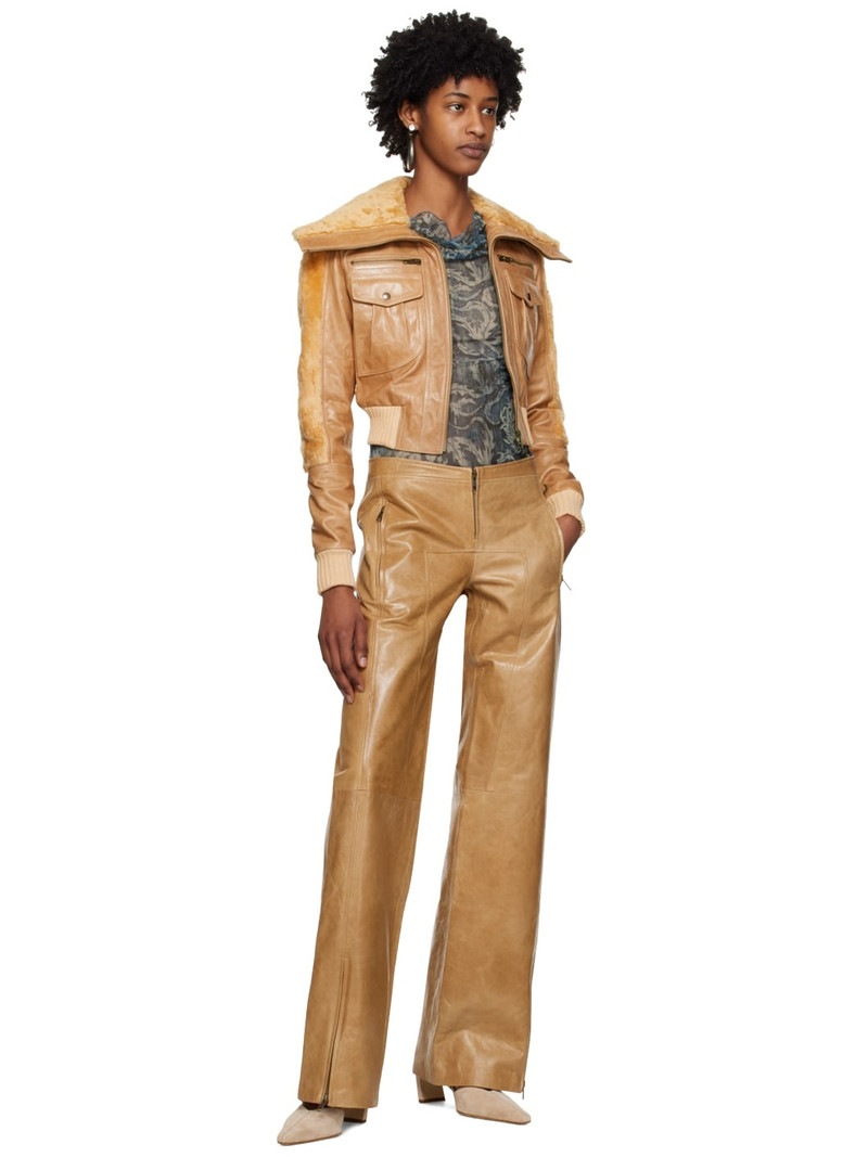 KNWLS Tan Stain Trousers outlook