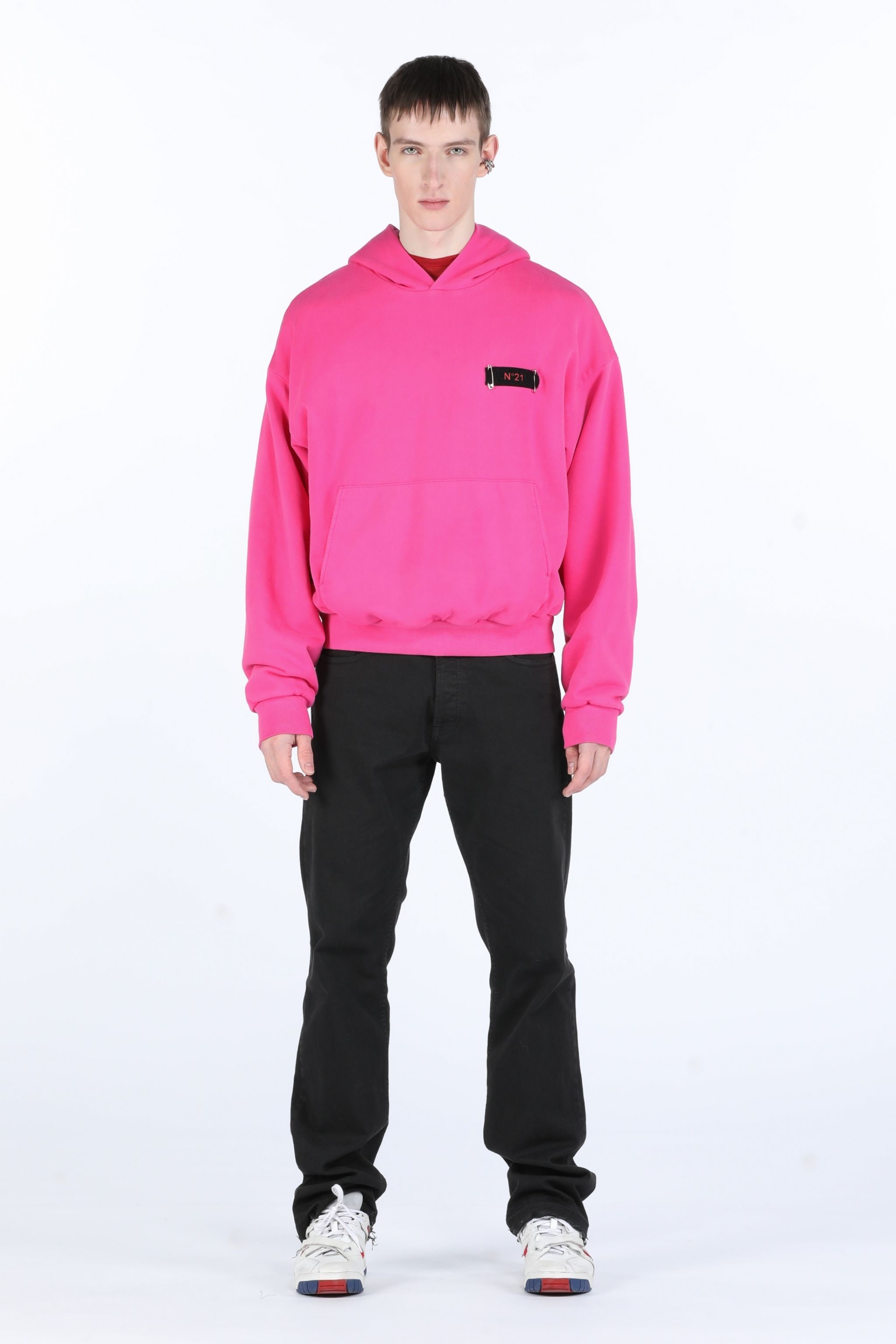LOGO PATCH HOODIE - 4