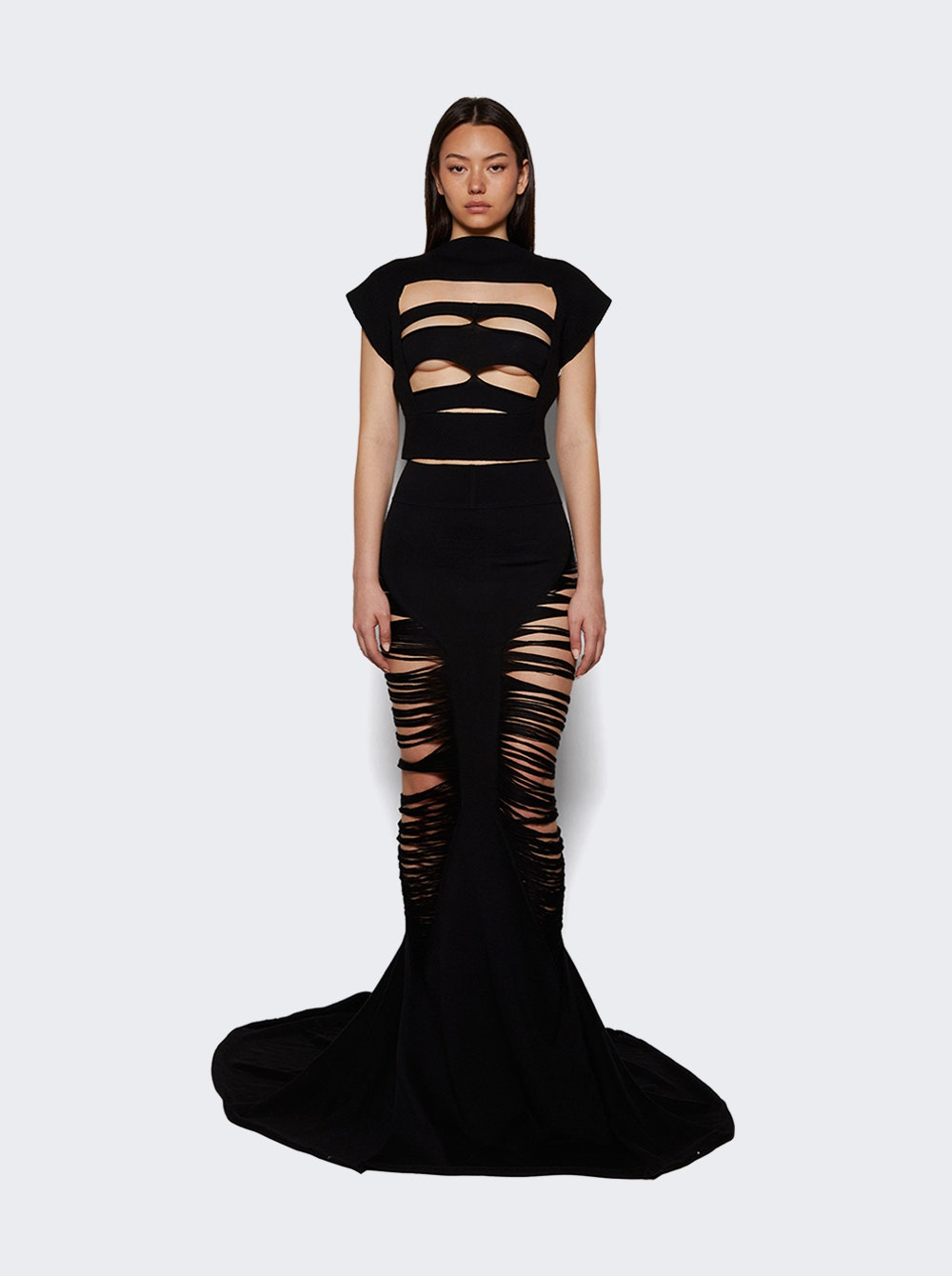 Tanja Bandeau Top Black - 5