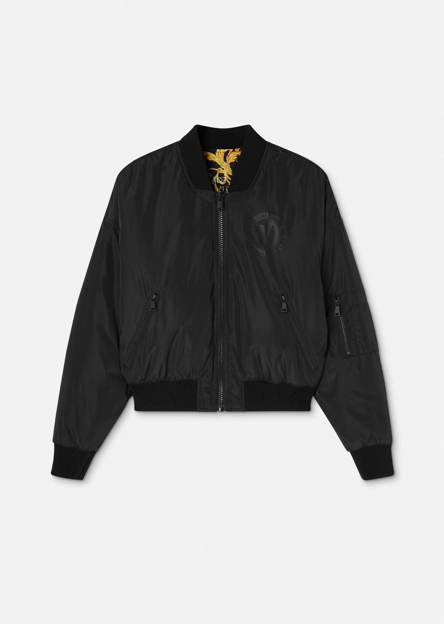 Reversible Logo Couture Bomber Jacket - 1