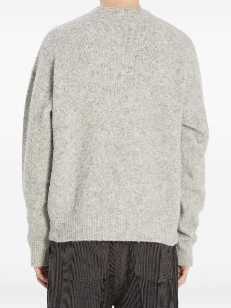 AMI Paris ribbed crewneck sweater outlook