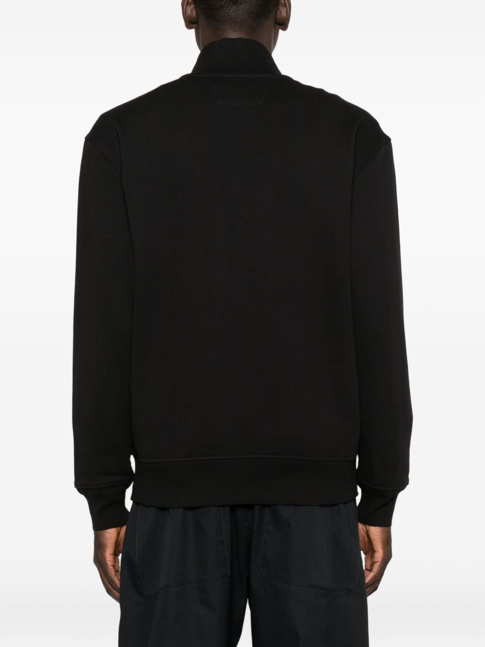 zip-up logo sweatshirt - 4