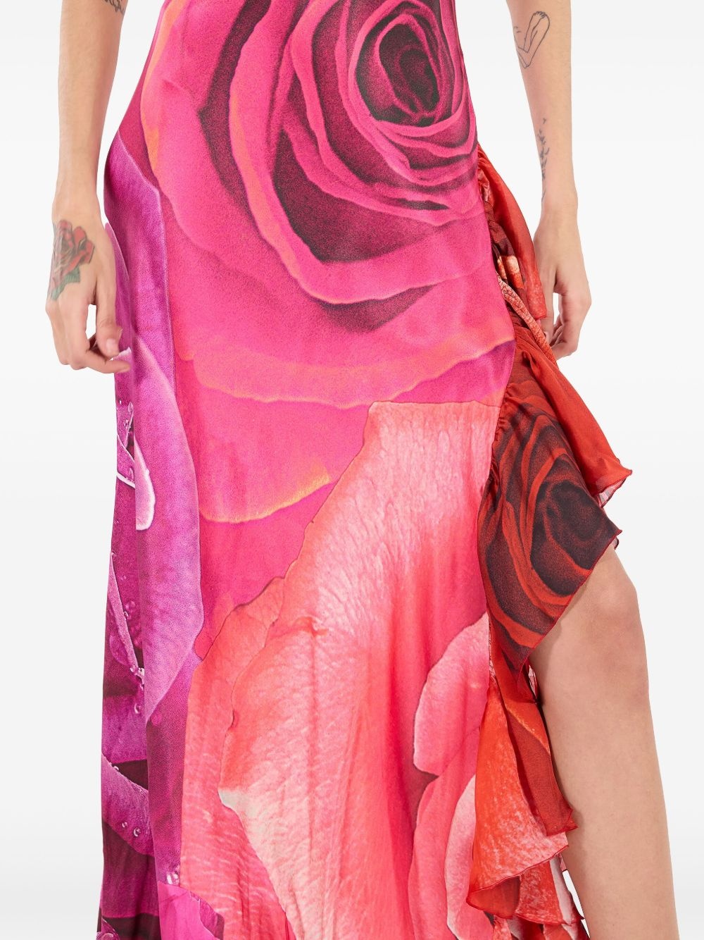 floral-print maxi dress - 6