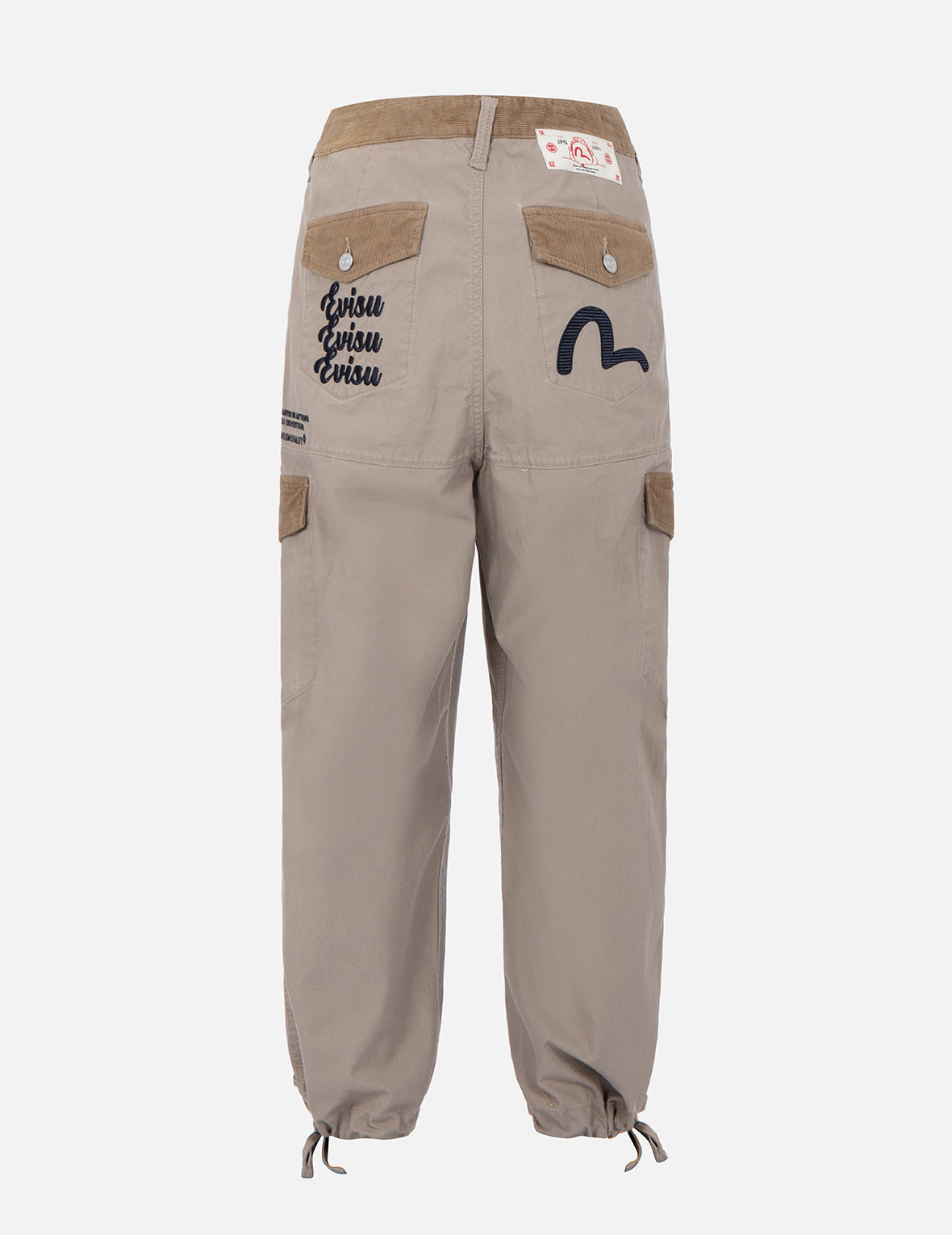 SEAGULL AND LOGO EMBROIDERY CARGO PANTS - 2