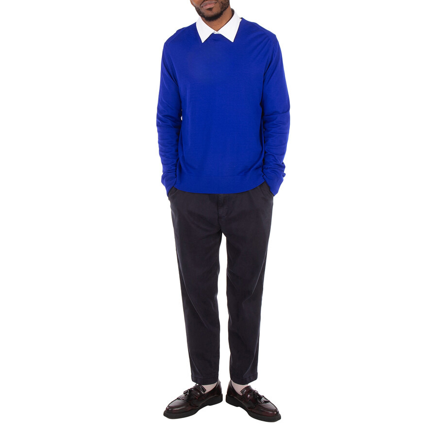 Burberry Long-Sleeve Wool Sweater - 4