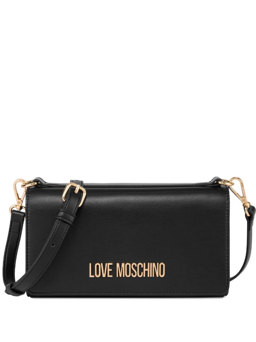 logo plaque shoulder bag - 1