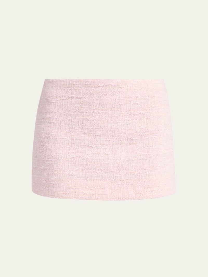 Boucle Tweed Mini Skirt 1