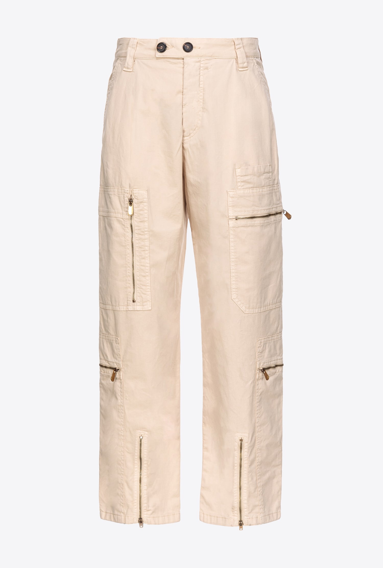 MULTI-POCKET TROUSERS IN STRETCH TRICOTINE - 1